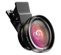 Evil Eye 2-in-1 Lens Kit: 140° Wide Angle+12.5X Macro for Smartphone/iPhone | Idéal pour les photographes, les voyageurs et les créateurs de contenu.Polyvalent, une excellente idée cadeau.