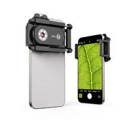 Evil Eye 300X microscope pour téléphone portable avec CPL, 18 LED, 19 modes d'éclairage, lampe UV et clip universel pour Android/iPhone, idéal pour les jardiniers, les amateurs de montres et de bijoux