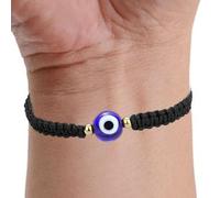Evil Eye Bracelet - Hand Woven Red Rope Adjustable Unisex Bracelet | Hand Woven Red Rope Evil Eye Bracelet With Adjustable Design, Soft Skin Friendly Material For Daily Wear, Parties And Wedding