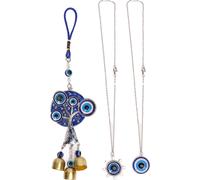 Evil Eye Jewelry Set exquise belle bénédiction bleue Lucky amulette pendentif collier de décoration