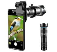 Evil Eye Objectif HD pour téléphone 28X Téléobjectif avec déclencheur pour iPhone Samsung, Huawei, Xiaomi Android Smartphone, Télescope Monoculaire