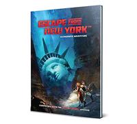 Evil Genius Games Cinematic Adventure : Escape from New York - Livre de RPG d'extension pour une utilisation avec le livre de règles Everyday Heroes Core, compatible D20, 5e, livre de 100 pages à
