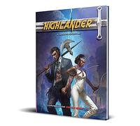 Evil Genius Games Cinematic Adventure Highlander Livre de RPG à utiliser avec le livre de règles Everyday Heroes Core, compatible d20 5e, violet
