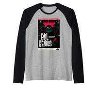 Evil Genius Retro The World Domination Jeu de Simulation Manche Raglan
