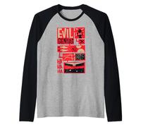 Evil Genius The World Domination Jeu de Simulation rétro Manche Raglan