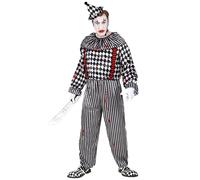 Evil Harlequin Clown Costume