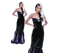 Evil Mer Sorcière Femmes Ursula Halloween Déguisement Costume Conte Fées Horreur