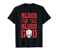 Evil Skull Blood for the Blood God Hell Demon T-Shirt