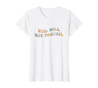 Evil Will Not Prevail Pape Leo XIV Unity God Love Hope Faith T-Shirt Graphique avec Valeur