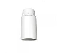 Evila - Douille E14 Bakelite Lisse 2 A 250 V Blanc