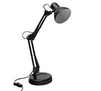 Evila - lampe de bureau E27 Maximo/A 40 W Noir