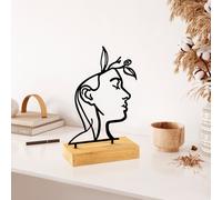 Evila Originals, Amore - Black, Figurine décorative, En bois, 100 % MÉTAL, 27 x 8 x 17 cm