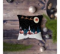 Evila Originals, Azury- KRL1323, Multicolore, Oreiller, 50% coton / 50% polyester