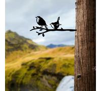 Evila Originals, Bird On The Branch 03 - Black, Objet décoratif, noir, 55 x 22 cm
