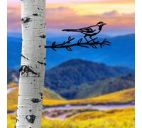 Evila Originals, Bird On The Branch 05 - Black, Objet décoratif, noir, 50 x 20 cm