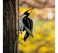 Evila Originals, Bird On The Branch 10 - Black, Objet décoratif, noir, 22 x 40 cm