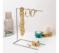 Evila Originals, TK-005-A, Organiseur pour bijoux, 100 % METAL, chrome, 25 x 12 x 30 cm