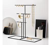 Evila Originals, TK-006-B, Organiseur pour bijoux, 100 % METAL, noir, 40 x 15 x 41 cm