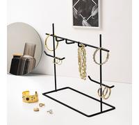 Evila Originals, TK-007-B, Organiseur pour bijoux, 100 % METAL, noir, 31 x 13 x 29 cm
