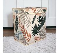 Evila Originals, YLC456, boîte de rangement, vert, 100 % tissu éponge, 40 x 30 x 49 cm