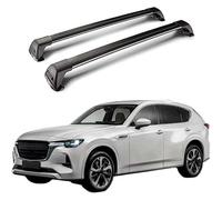 evimo 2 Pièces Galerie de Toit, pour Mazda CX-60 5 Door SUV 2022-2023 Barres De Toit Porte-Bagages Voiture en Aluminium Transversales Toit Accessoire Voiture
