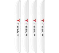 evimo 4 Pièces Protection Portiere Voiture, pour Tesla Model 3 Model Y Model S Model X Anti-Collision Anti-Rayures Autocollant De Protection De Bord De Porte De Voiture,A