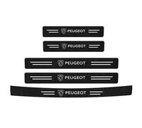 5 Pièces Voiture Plaques Seuil Porte, pour Peugeot Expert 3 Anti-DéRapant Autocollant RéSistant Aux Rayures Protection Seuil Porte de Voiture
