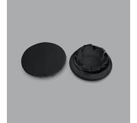 evineo Capuchons de rechange pour unité technique de WC lavant, noir, BL001137,