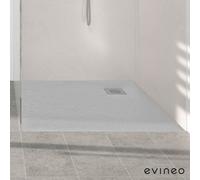 evineo ineo Receveur de douche rectangulaire, set intégral, BE0511GS,