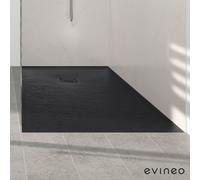 evineo ineo Receveur de douche rectangulaire, set intégral, BE0522BS,