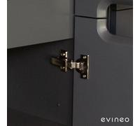 evineo ineo Set de charnières pour armoire haute, 4 éléments, BL000046,