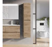 evineo ineo2 Armoire haute avec 2 portes, avec poignée encastrée, BE0704OP,