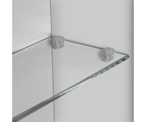 evineo ineo2 Lot d'étagères en verre pour armoire de toilette, BL001055,
