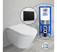 evineo ineo3 ECO soft Pack complet WC japonais et bâti-support neeos,, BE0628WH+16791BM#SET,