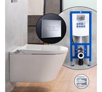 evineo ineo3 soft Pack complet WC japonais et bâti-support neeos,, BE0603WH+16601CR#SET,