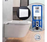evineo ineo3 soft Pack complet WC japonais et bâti-support neeos,, BE0603WH+16601WH#SET,