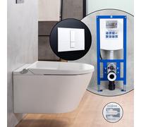 evineo ineo3 soft Pack complet WC japonais et bâti-support neeos,, BE0603WH+16791WH#SET,