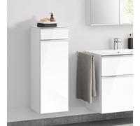 evineo ineo4 Armoire latérale avec 1 tiroir, 1 porte, avec poignée, BE0209WH,