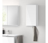 evineo ineo4 Armoire murale avec 1 porte, avec poignée, BE0212WH,