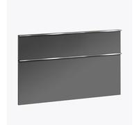 evineo ineo4 Ensemble de façades de tiroirs de meuble bas 121 cm, pour système de tiroirs Hettich, 2 tiroirs, pour poignées baguettes, BL000911,