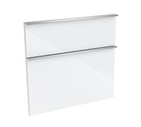 evineo ineo4 Façades de tiroirs de meuble bas 80 cm, pour système de tiroirs Hettich, 2 tiroirs, pour poignées baguettes, BL000447,