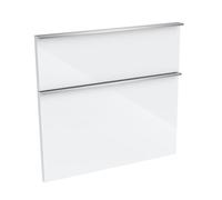 evineo ineo4 Façades de tiroirs de meuble bas 80 cm, pour système de tiroirs Hettich, 2 tiroirs, pour poignées baguettes, BL000453,