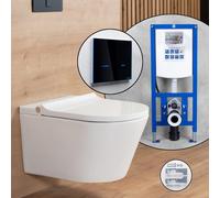 evineo ineo4 & ineo5 Pack complet WC japonais et bâti-support neeos,, BE4036WH+16746BM#SET,
