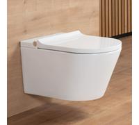 evineo ineo4 & ineo5 WC japonais suspendu avec siège chauffant, ovale,, BE4036WH,