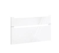 evineo ineo5 Ensemble de façades de tiroirs de meuble bas 121 cm, pour système de tiroirs Hettich, 2 tiroirs, avec poignée encastrée, BL000913,