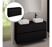 evineo ineo5 evo Meuble bas l: 120 cm, 4 tiroirs, avec poignée encastrée, BE0960BM,