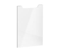 evineo ineo5 Façade de porte de meuble bas avec poignée encastrée l: 40 cm, 1 porte, charnières à droite, BL000292,