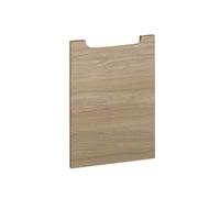 evineo ineo5 Façade de porte de meuble bas l: 42 cm, 1 porte, charnières à gauche, avec poignée encastrée, BL001350,