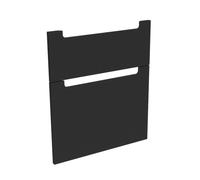 evineo ineo5 Façades de tiroirs de meuble bas 100 cm, pour système de tiroirs Hettich, 2 tiroirs, avec poignées encastrées, BL000966,