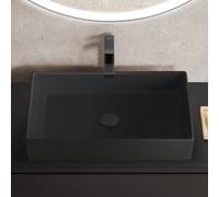 evineo ineo7 Vasque à poser l: 60,5 H: 11 P: 37 cm, surface facile à entretenir, BE0937BM,